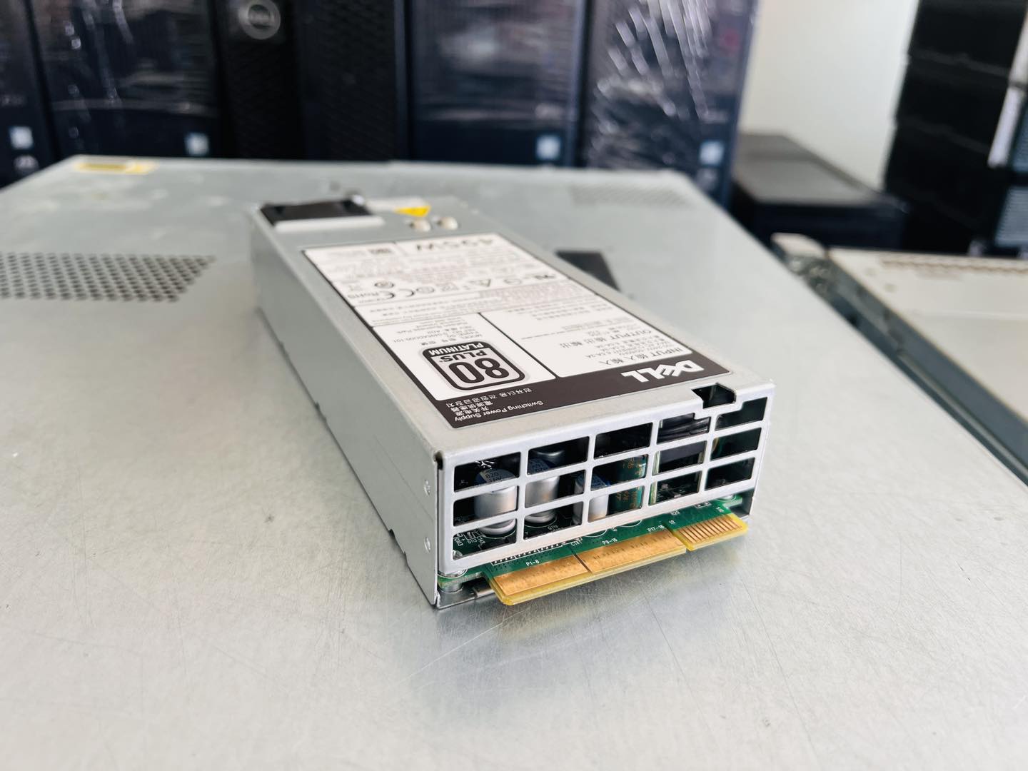 power supply dell 495W t320 r620 r720 r720xd t420 80-plus platinum มือสองพร้อมใช้งาน