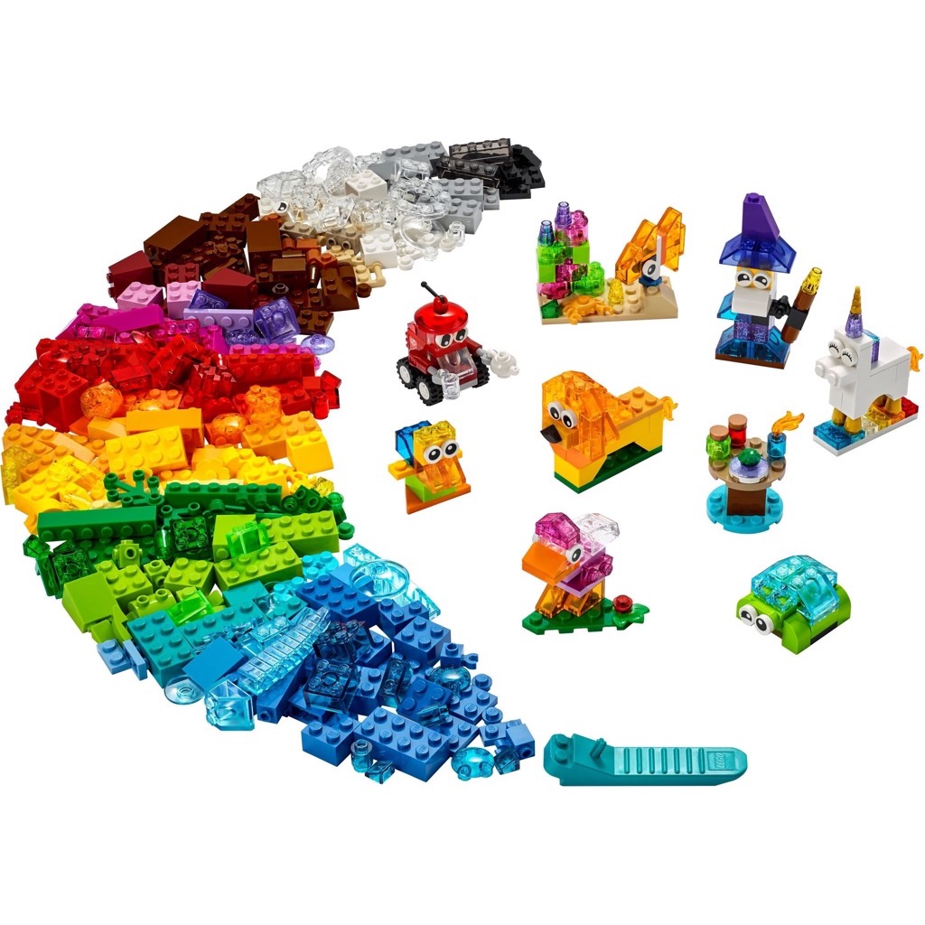 เลโก้ LEGO Classic 11013 Creative Transparent Bricks