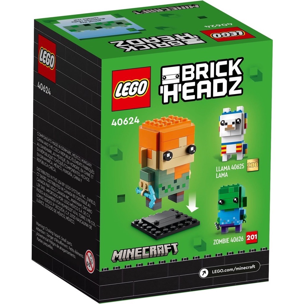 เลโก้ LEGO BrickHeadz 40624 Minecraft - Alex