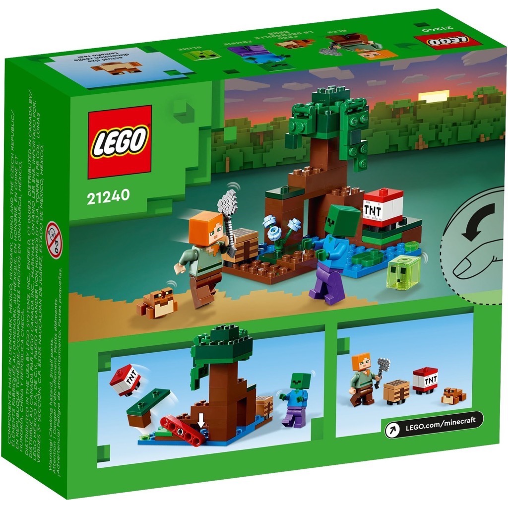 เลโก้ LEGO Minecraft 21240 The Swamp Adventure