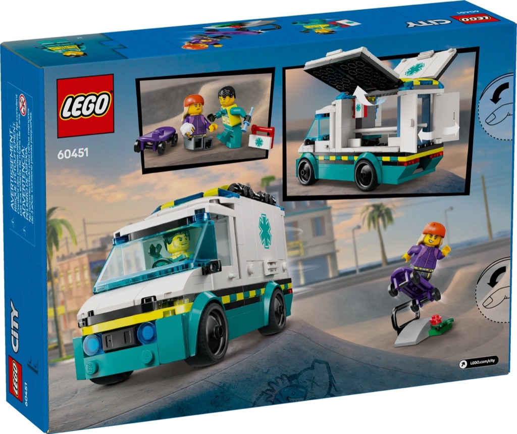 เลโก้ LEGO City 60451 Emergency Ambulance