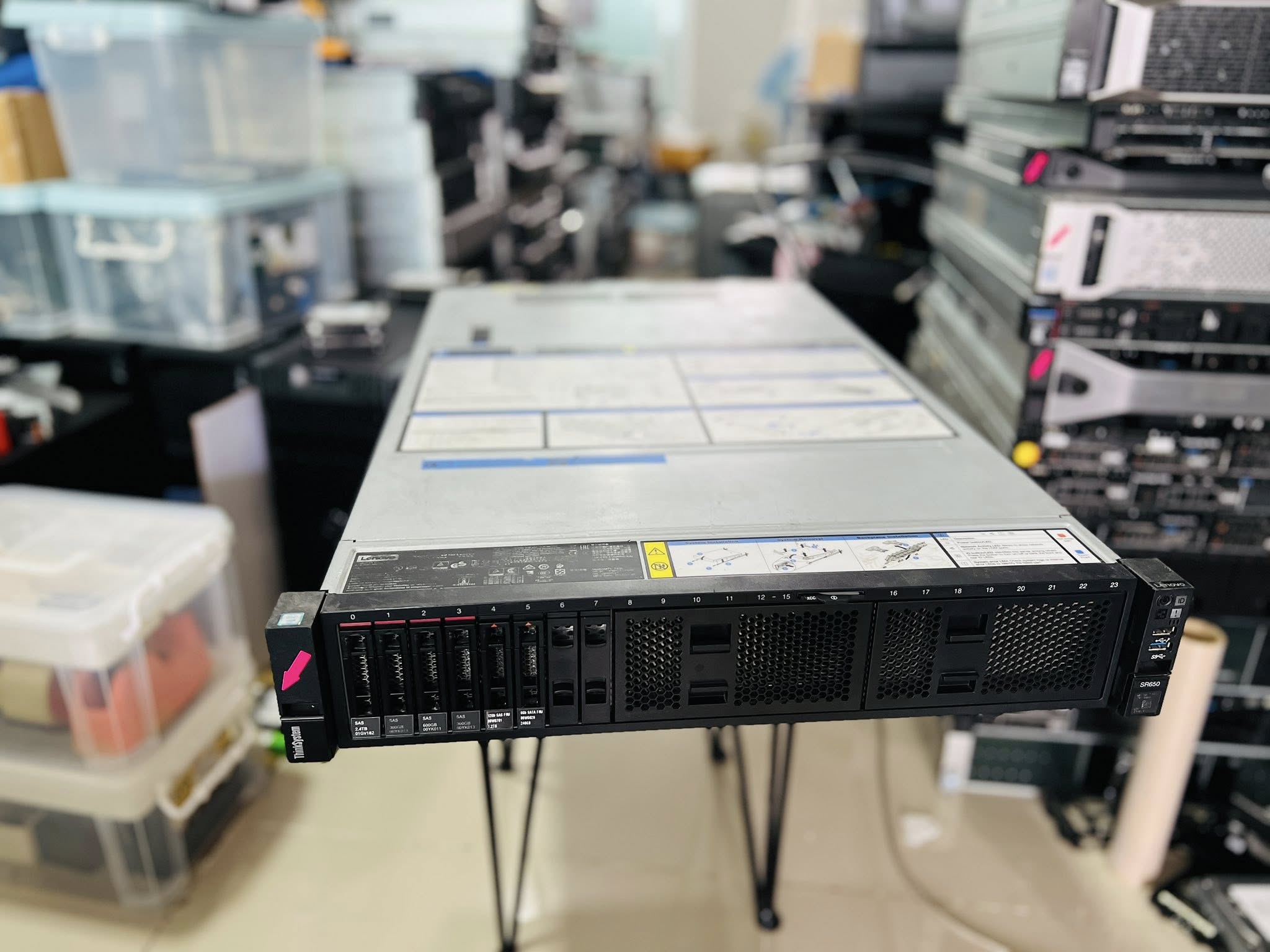 Lenovo SR650 2cpu 40cores 32gb ssd เซิฟเวอร์เลอโนโวมือสองพร้อมใช้งาน