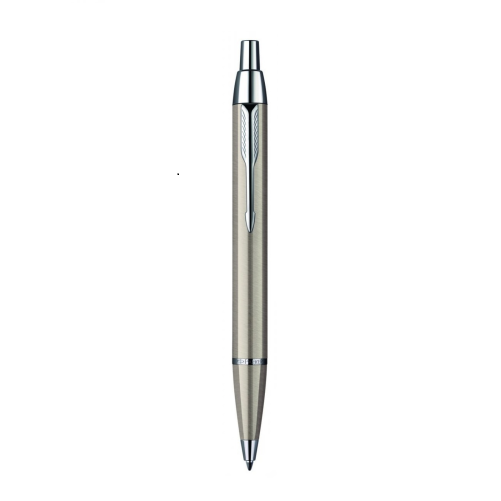 ปากกาสลักชื่อ ปากกาป๊ากเกอร์ ลูกลื่น ไอเอ็ม ดีลักซ์ นิกเกิล ซีที – PARKER IM DELUXE BRUSHED NICKEL CHROME TRIM