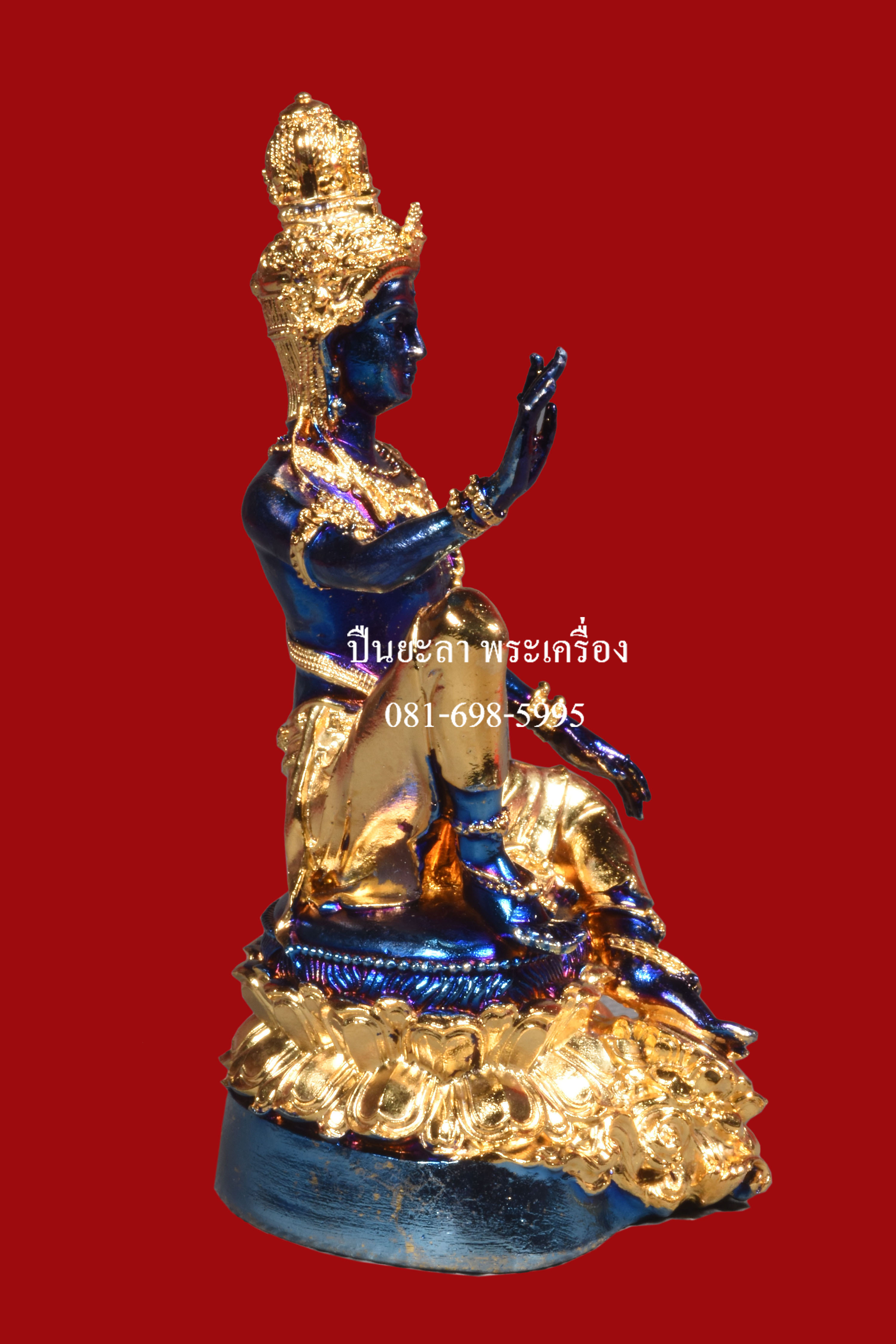 รูปหล่อบูชาจตุคามรามเทพ รุ่นโครตเศรษฐี 2 เนื้อฟ้าครามเจ้าสมุทร หน้าตัก 3 นิ้ว ปี 2566 พิธีดี น่าเก็บ หายากมาก