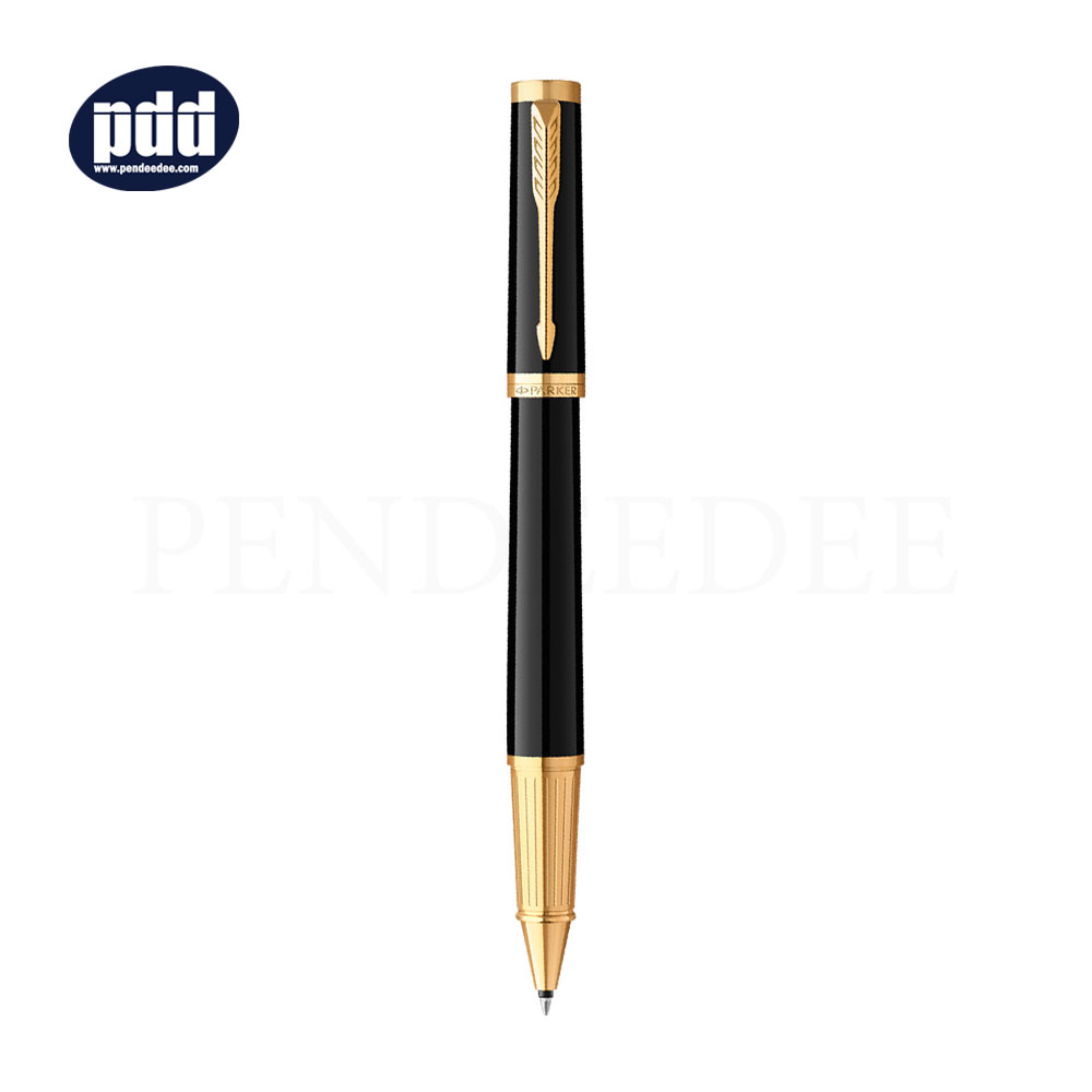 PARKER Ingenuity Black GT Rollerball Pen ปากกาโรลเลอร์บอล ป๊ากเกอร์ อินจินิวอิตี้ สีดำ คลิปทอง