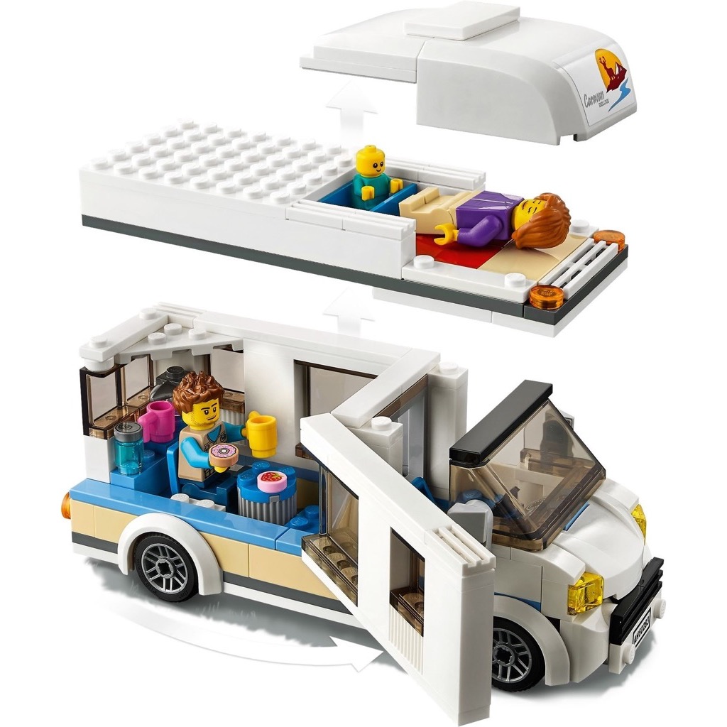 เลโก้ LEGO City 60283 HOLIDAY CAMPER VAN