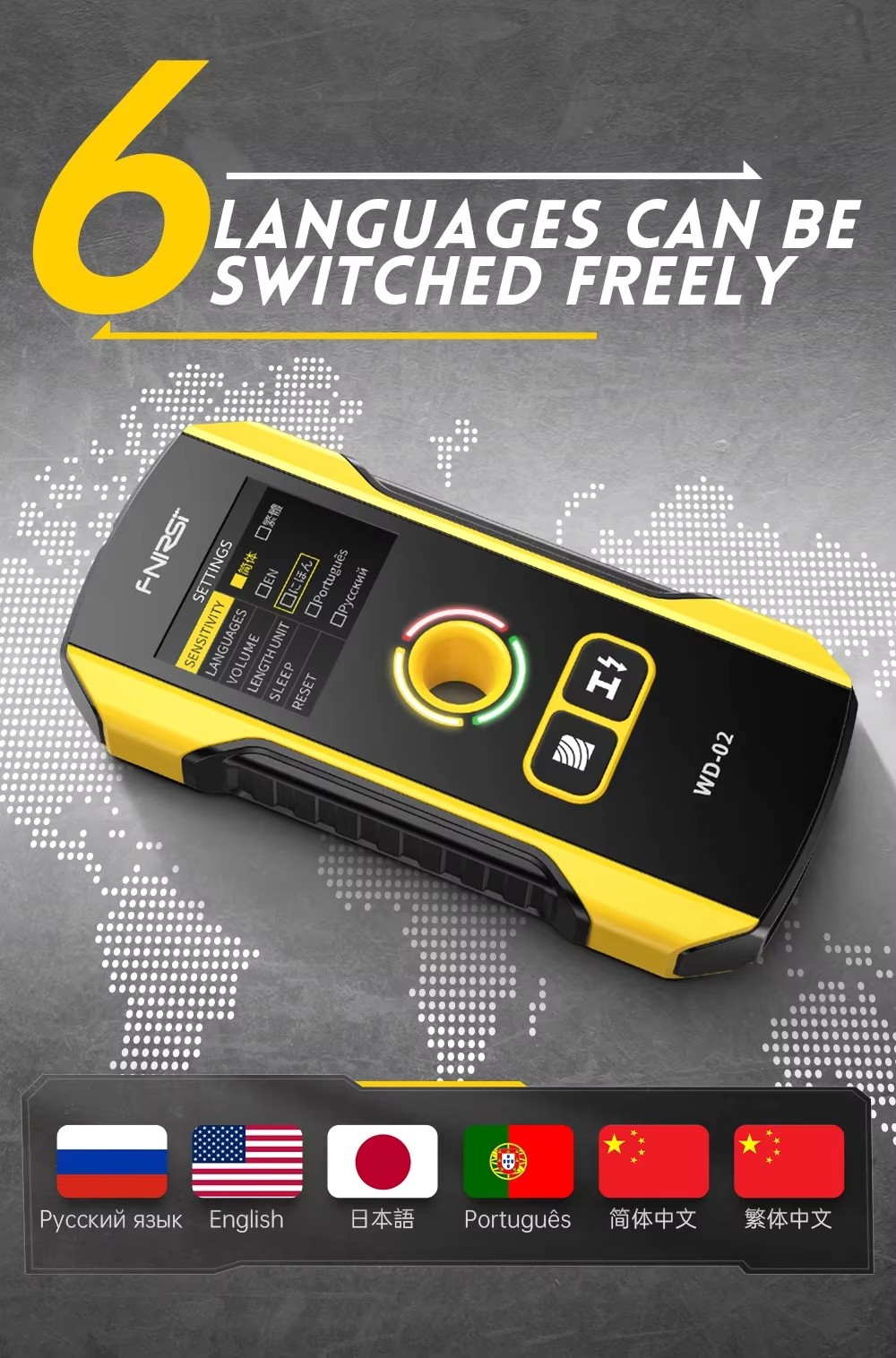 FNIRSI WD-02 Wall Detector Scanner