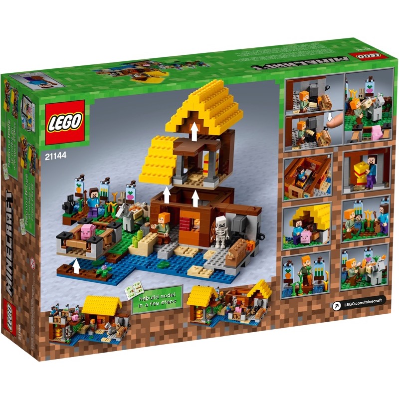 LEGO Minecraft 21144 The Farm Cottage (กล่องไม่สวย)