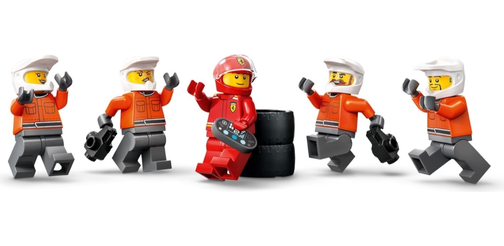 เลโก้ LEGO City 60443 F1 Pit Stop & Pit Crew with Ferrari Car