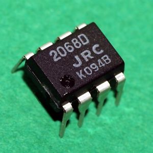 JRC NJM2068D 2068D DIP-8 (DUAL OP-AMP) New and original