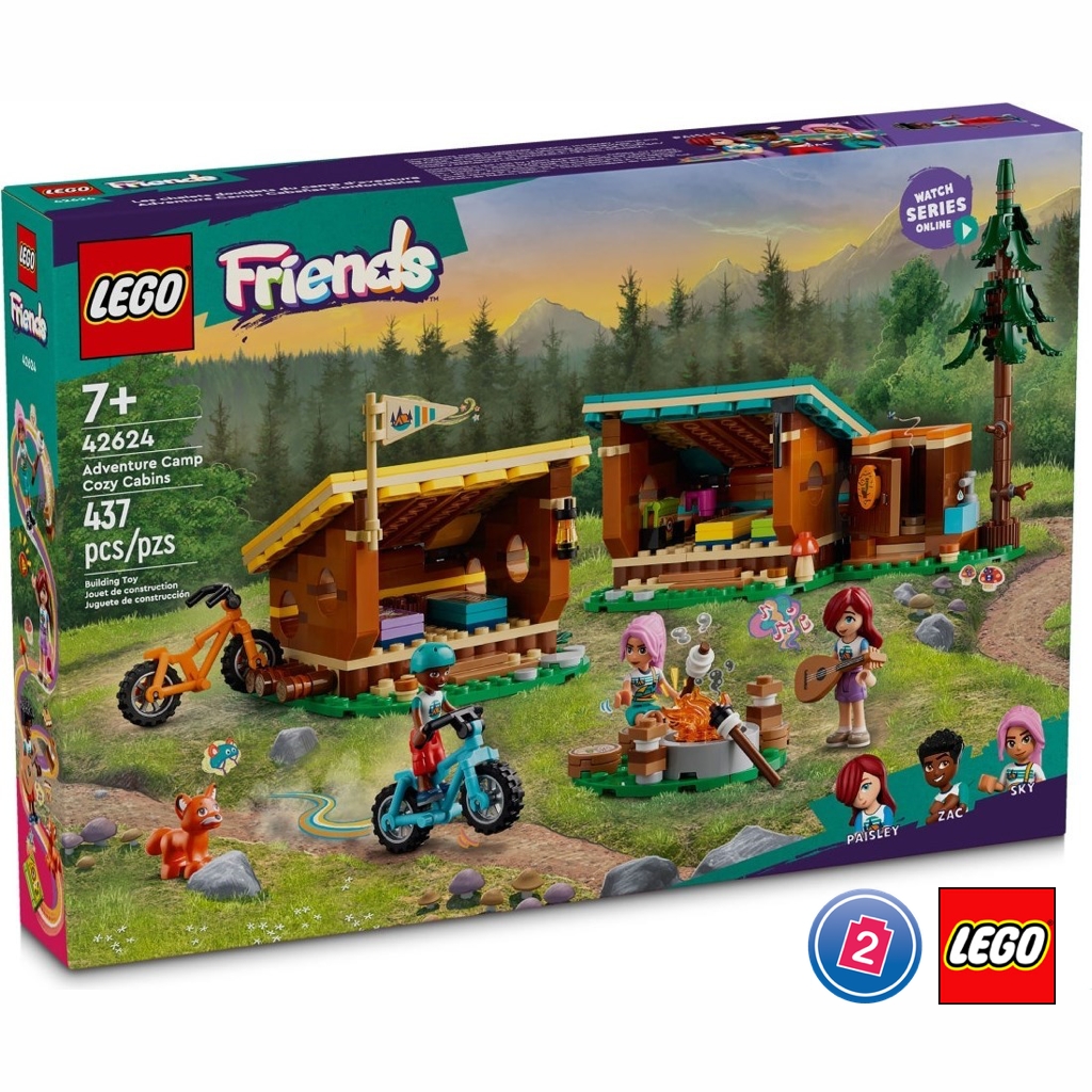 เลโก้ LEGO Friends 42624 Adventure Camp Cozy Cabins