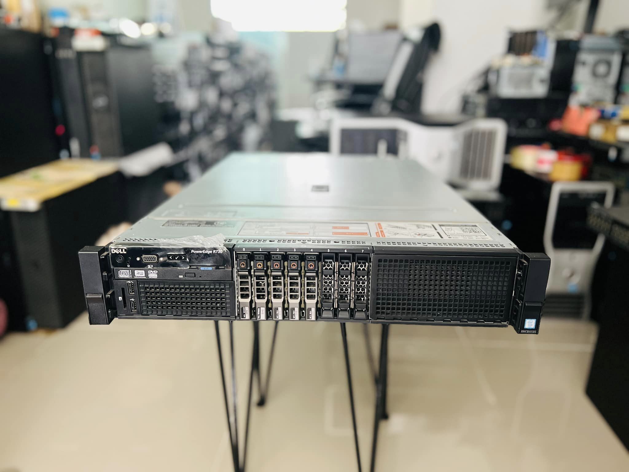 server dell r730 2cpu v4 ddr4 32gb เครื่องมีประกัน 3 เดือน เซิฟเวอร์เดลมือสองพร้อมใช้งาน