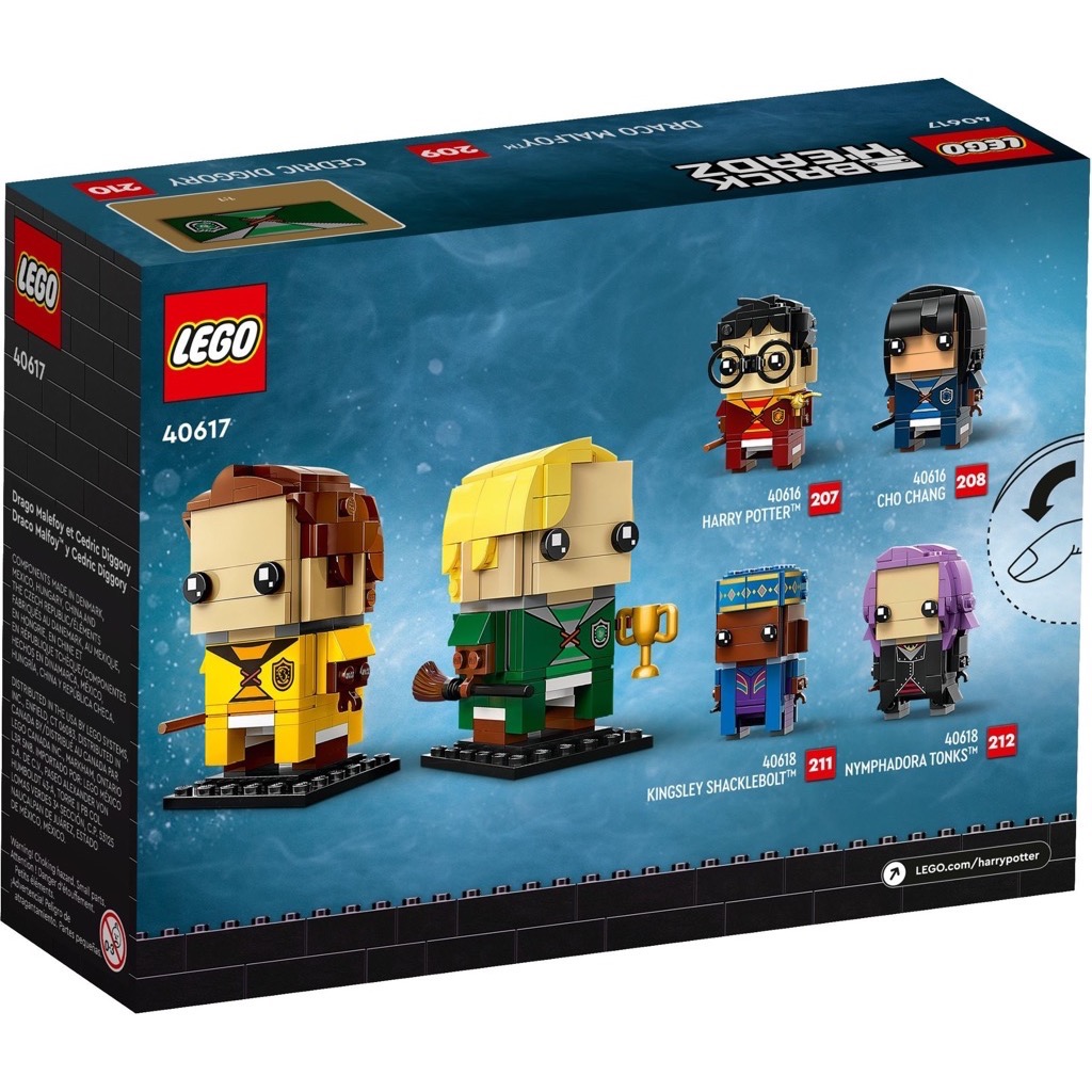 เลโก้ LEGO BrickHeadz 40617 Draco Malfoy & Cedric Diggory