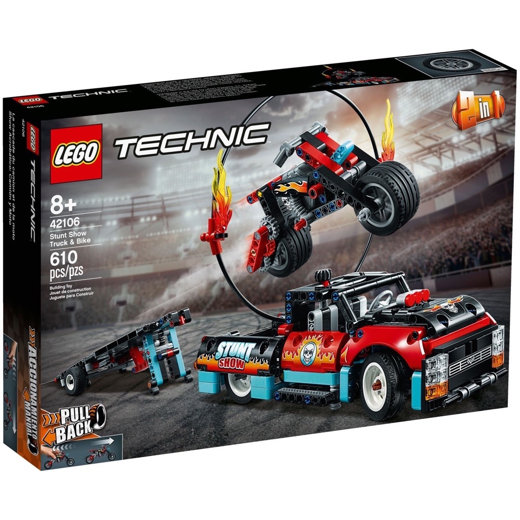 เลโก้ LEGO Technic 42106 Stunt Show Truck & Bike