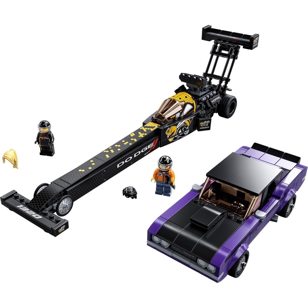 เลโก้ LEGO Speed Champions 76904 Mopar Dodge//SRT Top Fuel Dragster and 1970 Dodge Challenger T/A