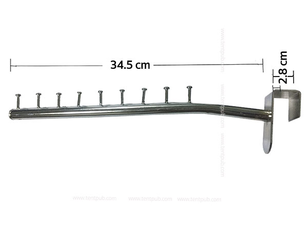 แขนเกาะราวเหลี่ยมหนา