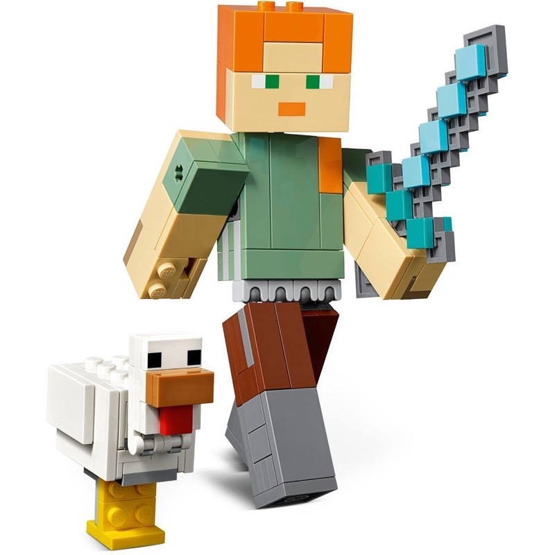 LEGO Minecraft 21149 Minecraft Alex BigFig with Chicken