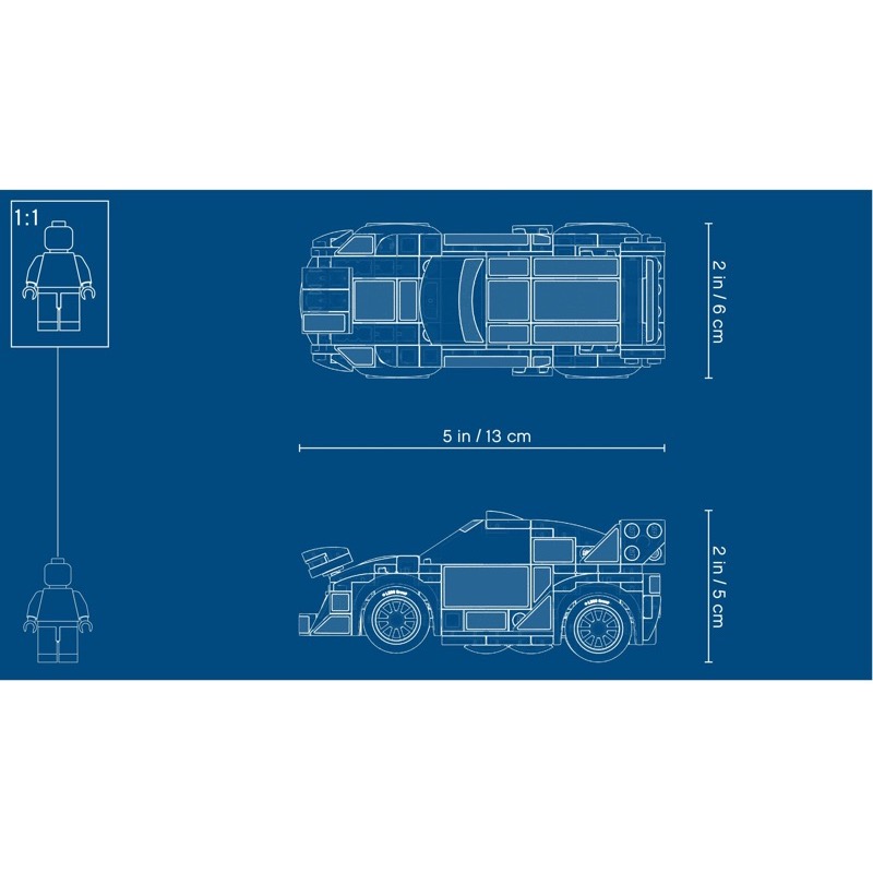 LEGO Speed Champions 75885 เลโก้ Ford Fiesta M-Sport WRC