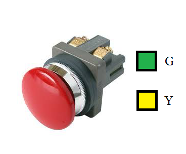 Pushbutton ABN301-R (30mm)