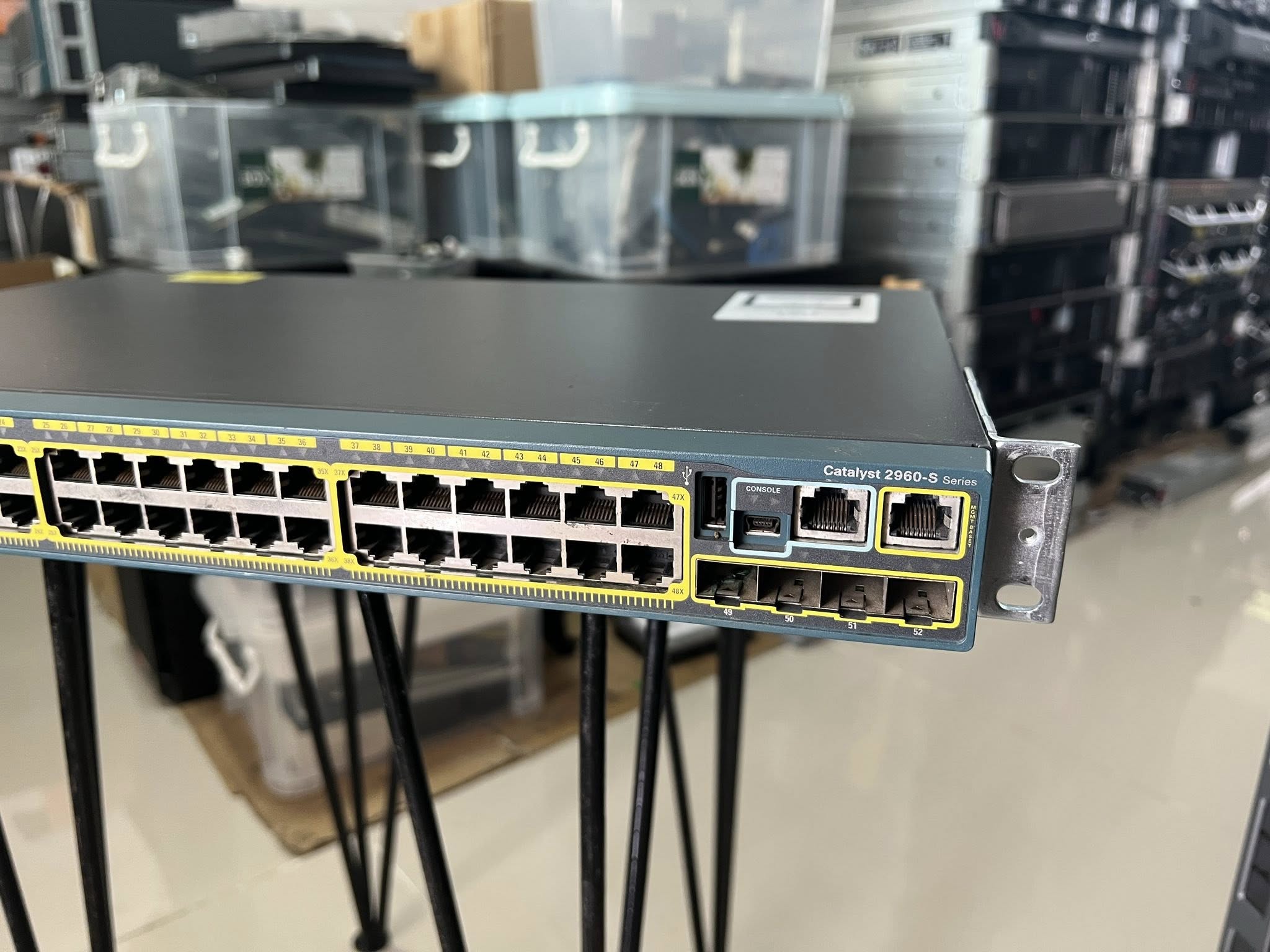 Switch Cisco 2960S Gigabit 48 port 4 SFP สวิทมือซิสโก้สองพร้อมใช้งาน