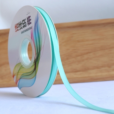 ริบบิ้นผ้าลูกฟูกสีฟ้า(Tiffany Blue ) #GX032