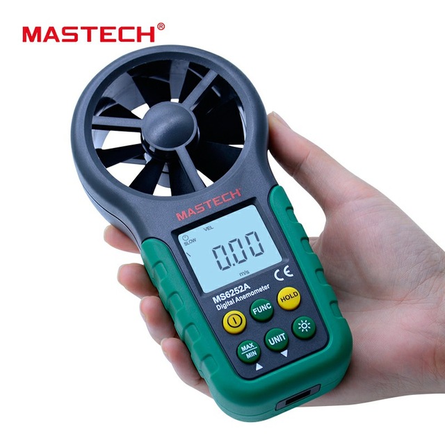Mastech MS6252A Anemometer CFM CMM