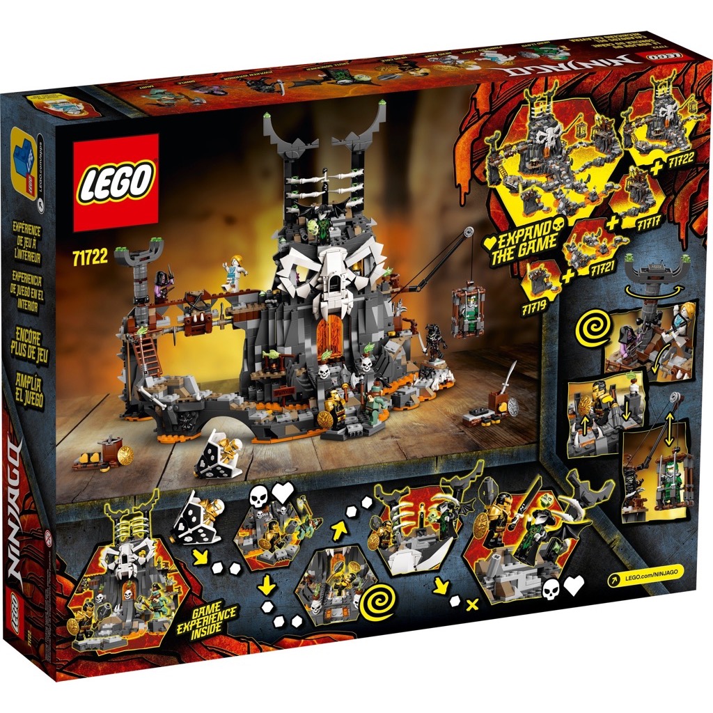 เลโก้ LEGO Ninjago 71722 Skull Sorcerer's Dungeons