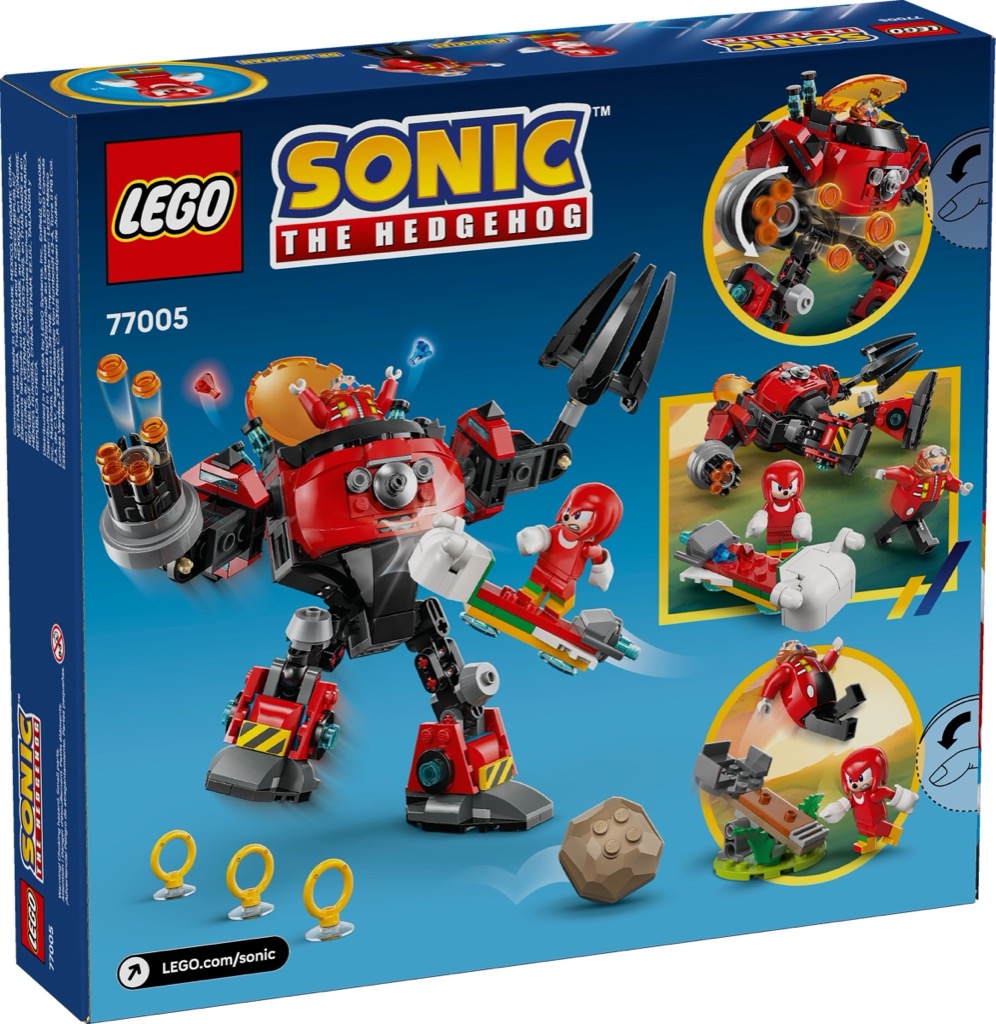 เลโก้ LEGO Sonic 77005 the Hedgehog™ Knuckles vs. Dr. Eggman Egg Crusher Mech