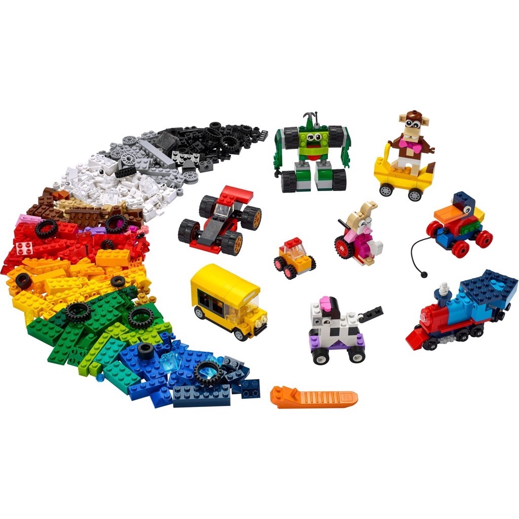 เลโก้ LEGO Classic 11014 Bricks and Wheels