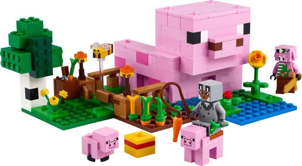 เลโก้ LEGO Minecraft 21268 The Baby Pig House