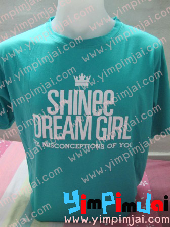 เสื้อยืด shinee dream girl