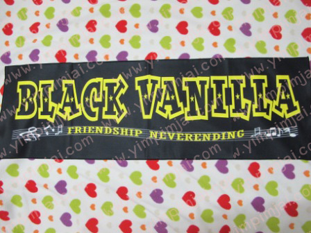 ผ้าเชียร์แฟนคลับ black vanilla
