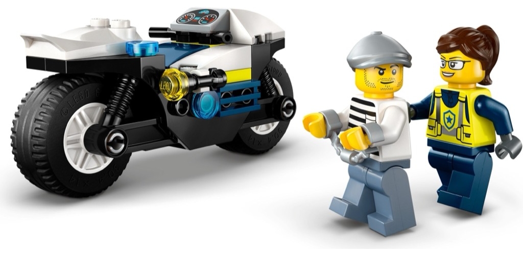 เลโก้ LEGO City 60455 Police Motorcycle Chase