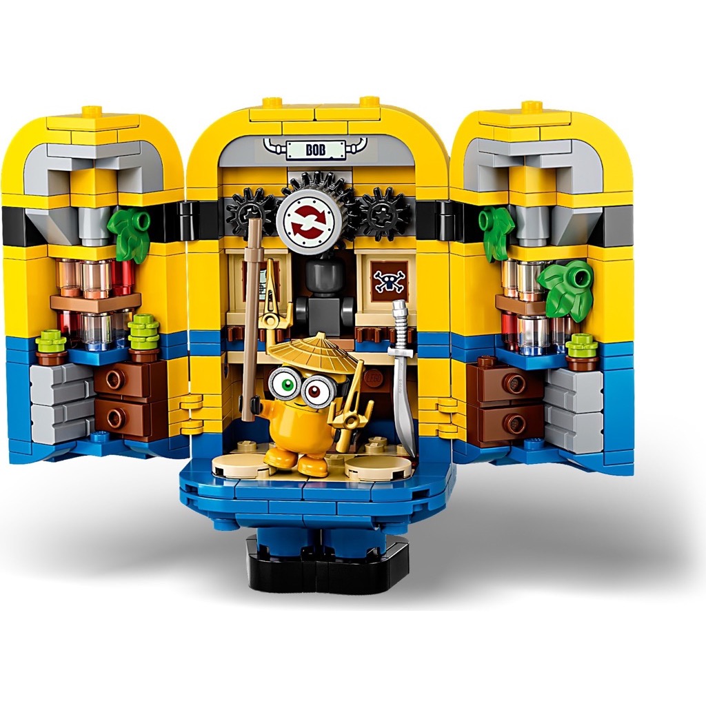 เลโก้ LEGO Minions 75551 Brick-built Minions and their Lair
