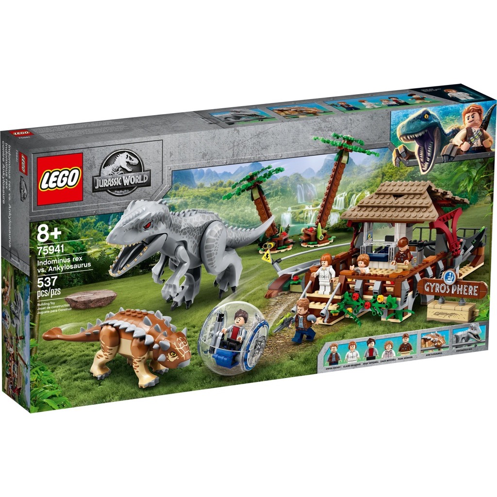 เลโก้ LEGO Jurassic World 75941 Indominus rex vs. Ankylosaurus