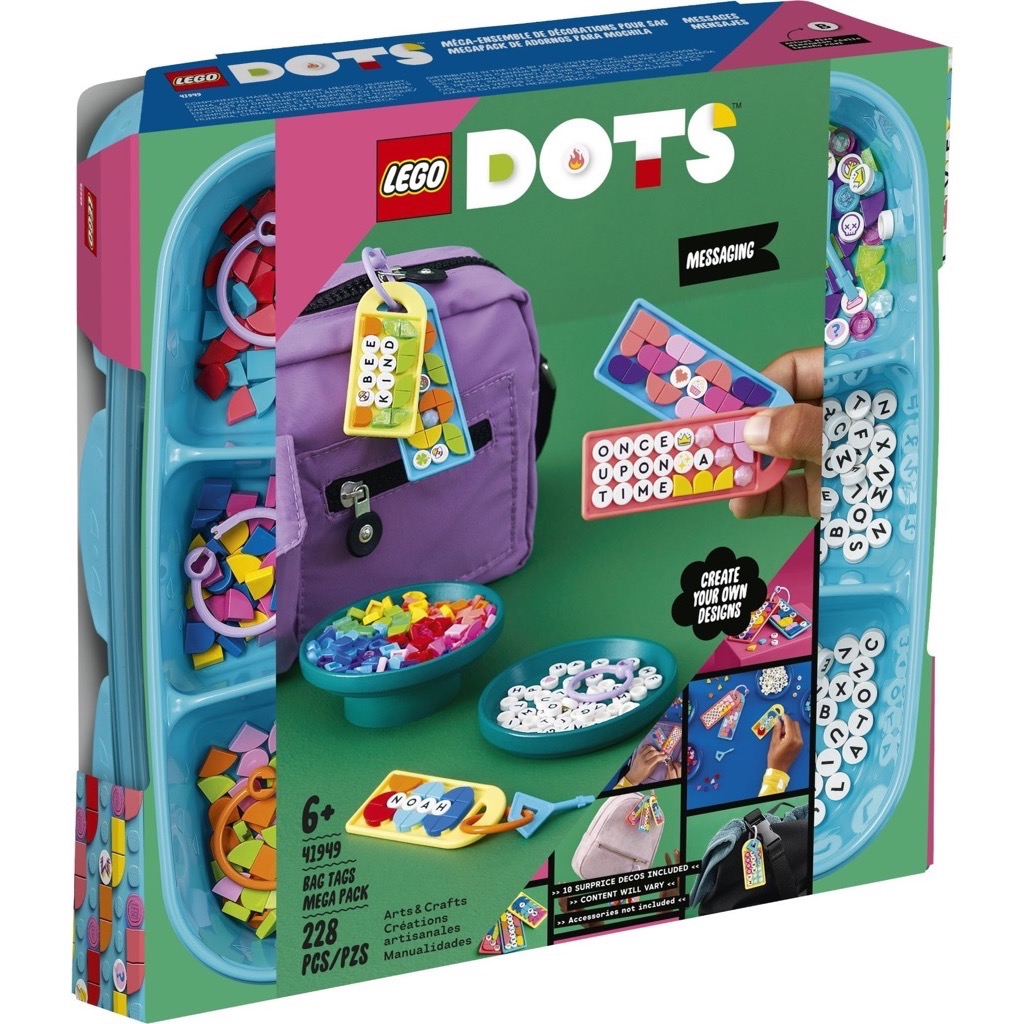 เลโก้ LEGO DOTs 41949 Bag Tags Mega Pack – Messaging