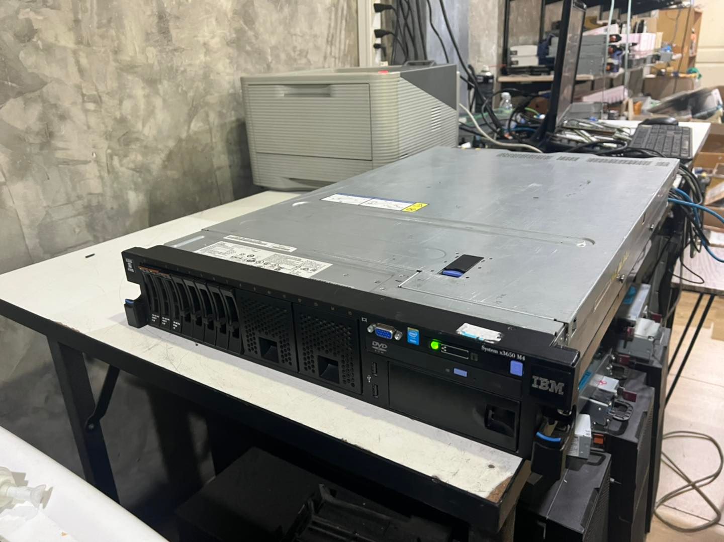 ibm x3650 m4 32gb 24cores 2cpu เซิฟเวอร์มือสองพร้อมใช้งาน
