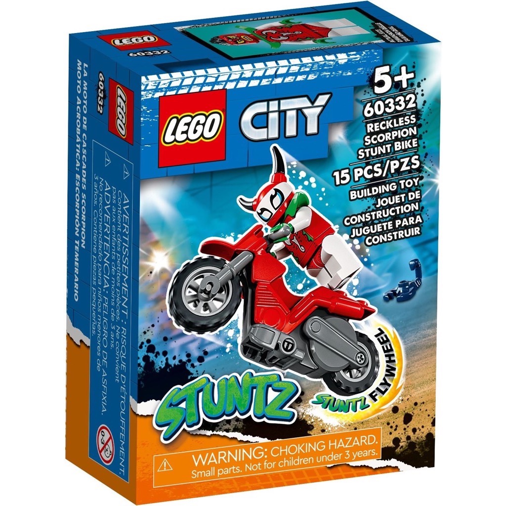 เลโก้ LEGO City 60332 Reckless Scorpion Stunt Bike