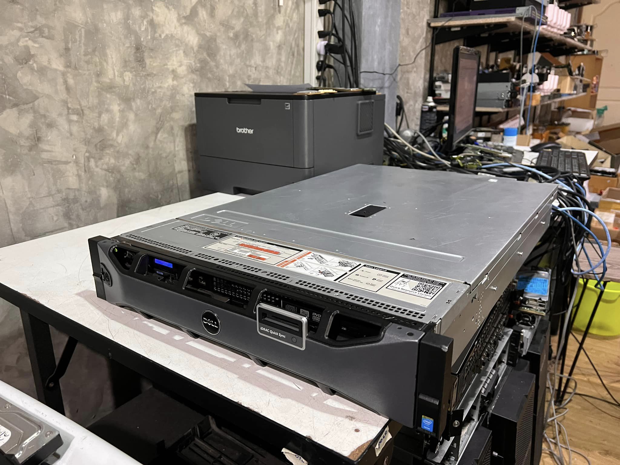 dell r730 2cpu ddr4 128gb 24cores เซิฟเวอร์มือสองพร้อมใช้งาน