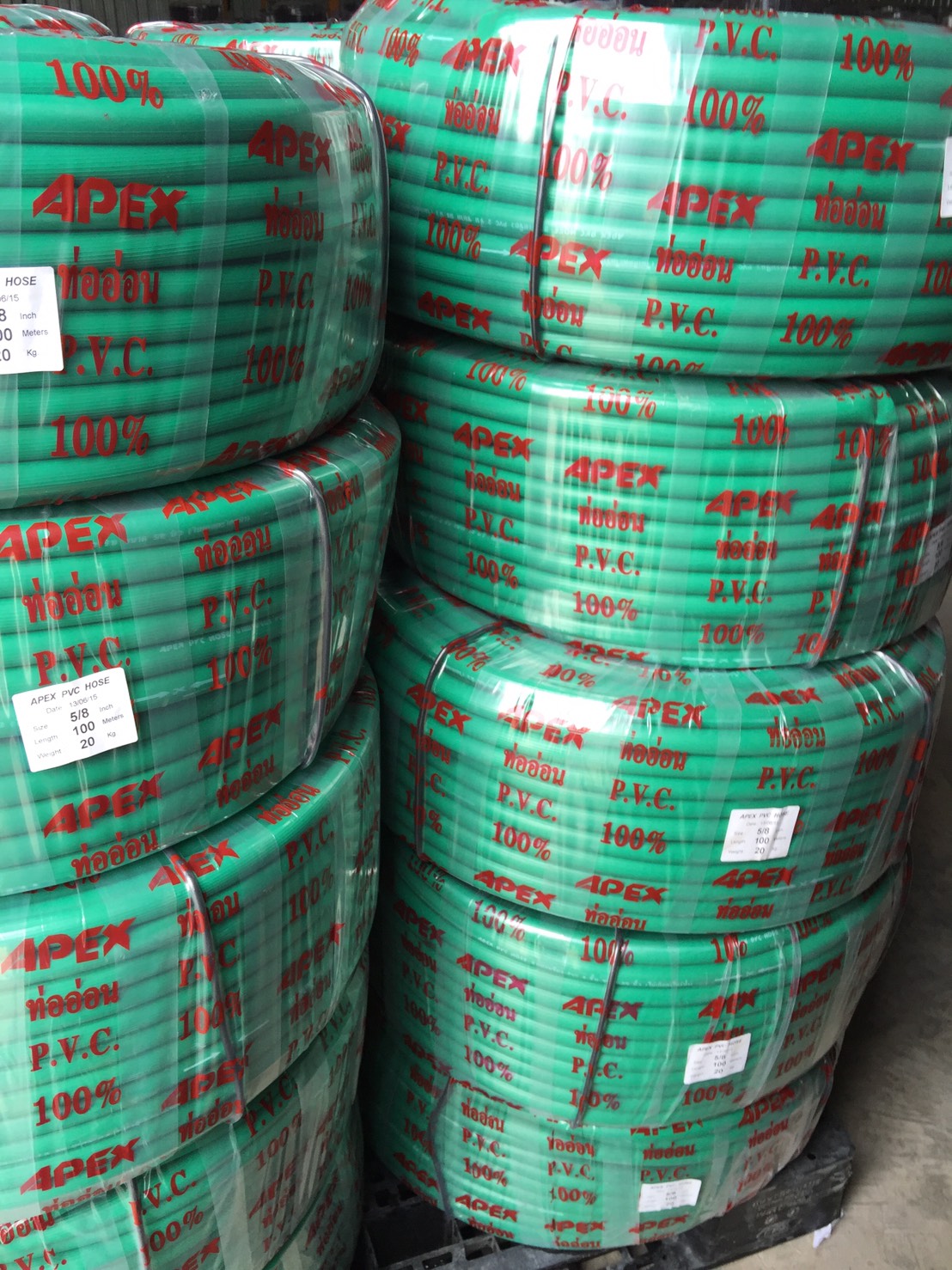 สายยางเขียว เกรดA 1/2"