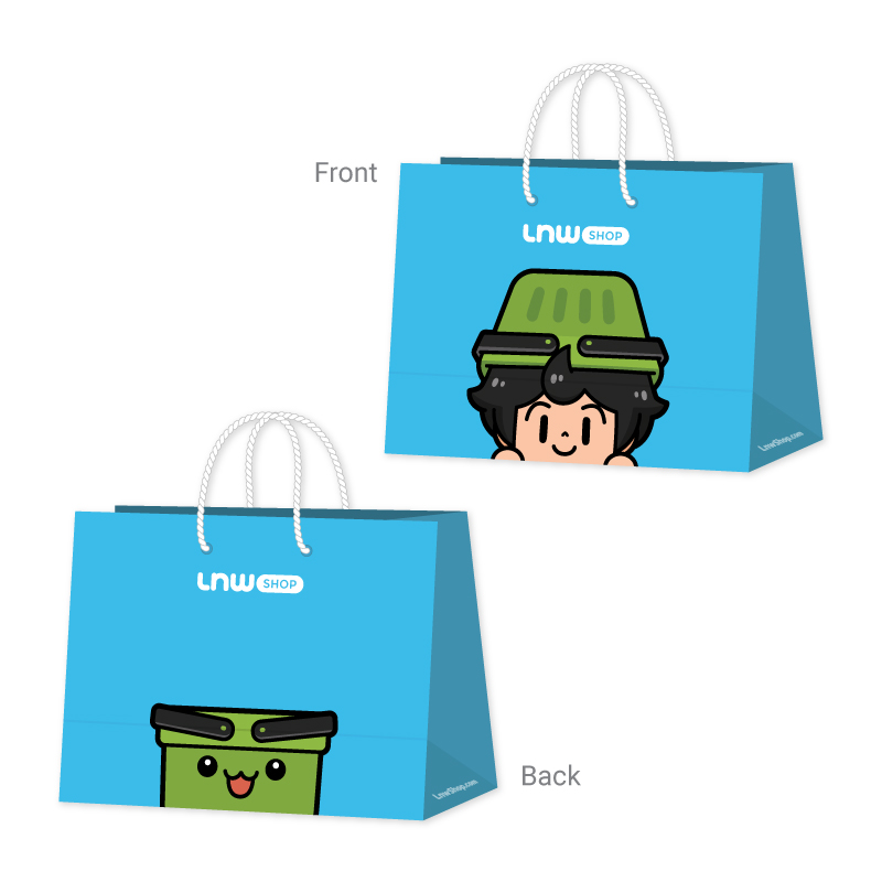 ถุงกระดาษ Lnwshop - Basket Boy