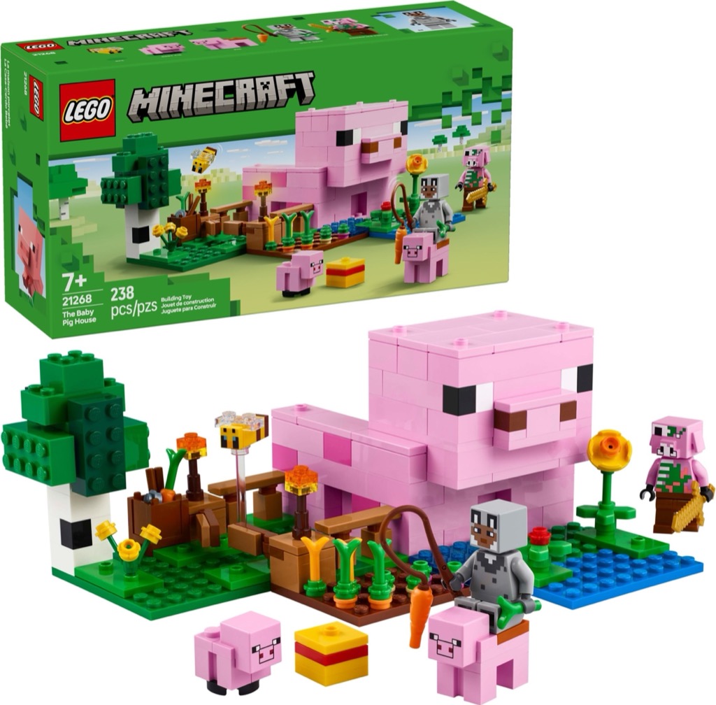 เลโก้ LEGO Minecraft 21268 The Baby Pig House