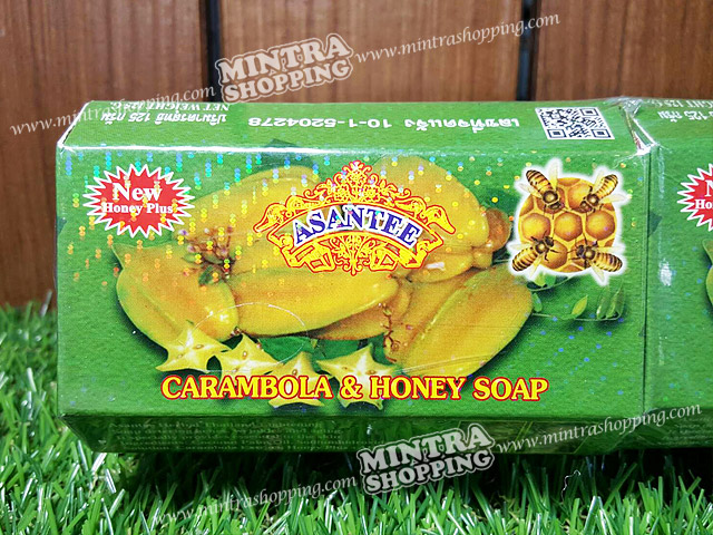 สบู่มะเฟืองผสมน้ำผึ้ง Asantee Carambola & Honey Soap
