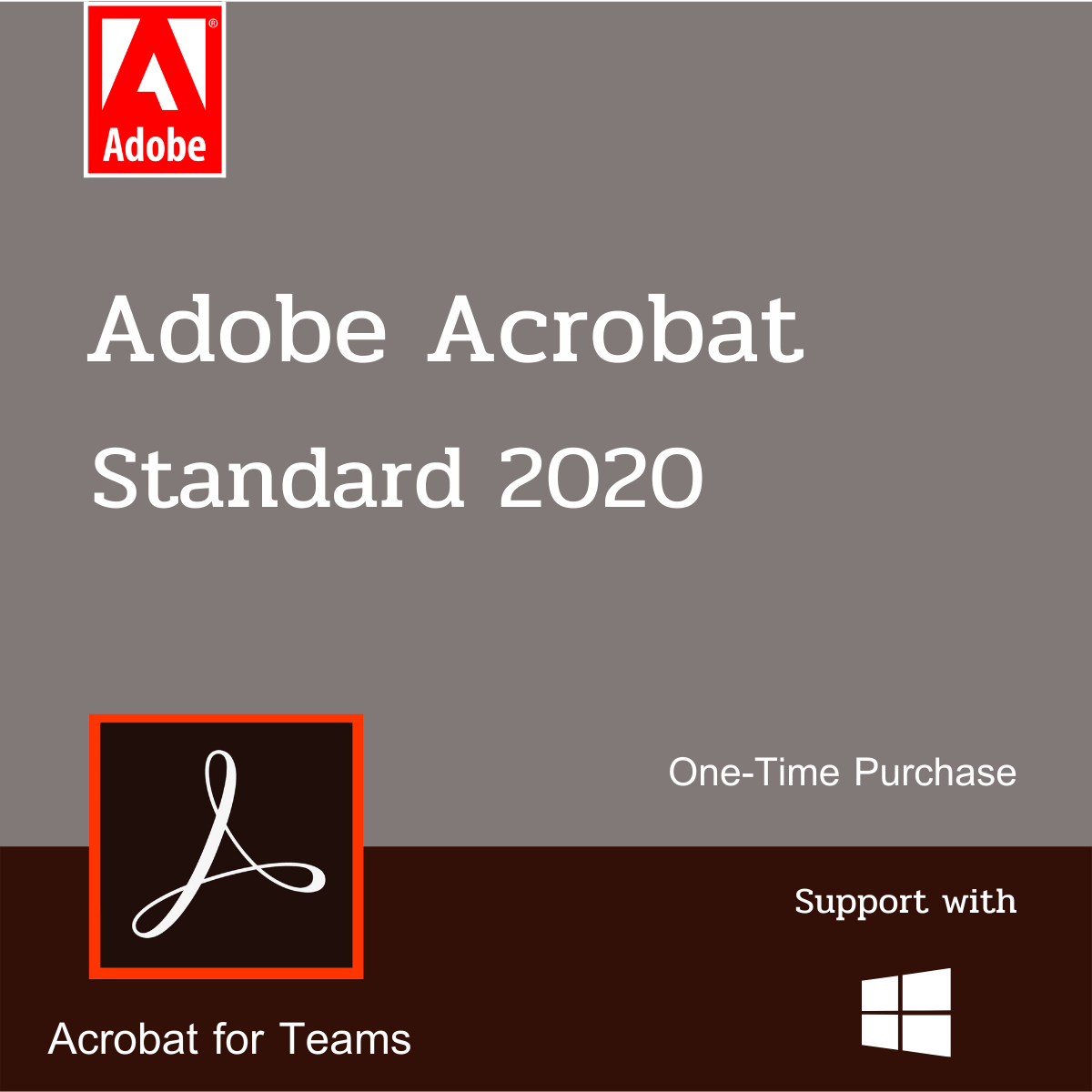 Adobe Acrobat Standard 2020 Multiple Platforms AOO (Perpetual License)