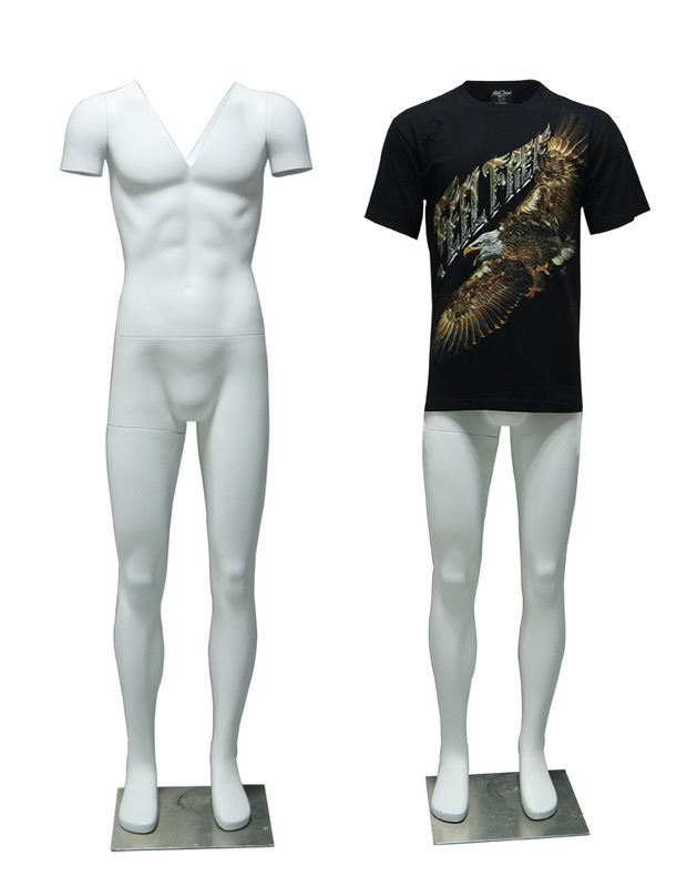 หุ่นโชว์ถ่ายรูปเสื้อผ้า 3D ไฟเบอร์กลาส ถอดแยกชิ้นส่วน