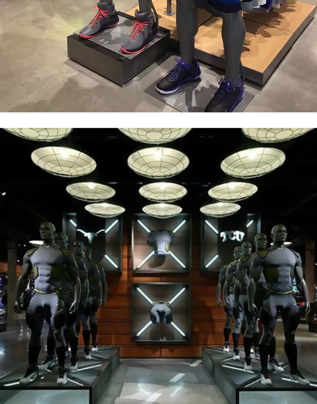 หุ่นนักกล้าม Under Armour