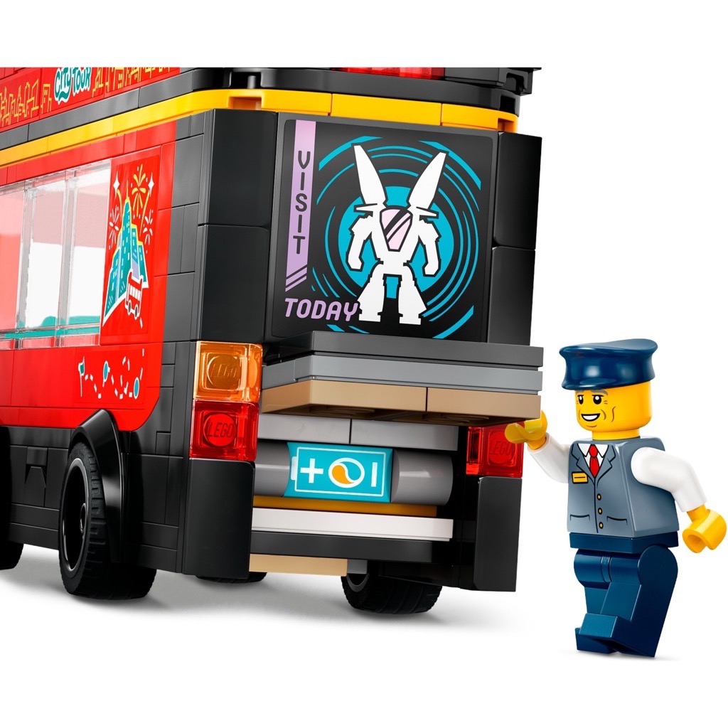 เลโก้ LEGO City 60407 Double-Decker Sightseeing Bus
