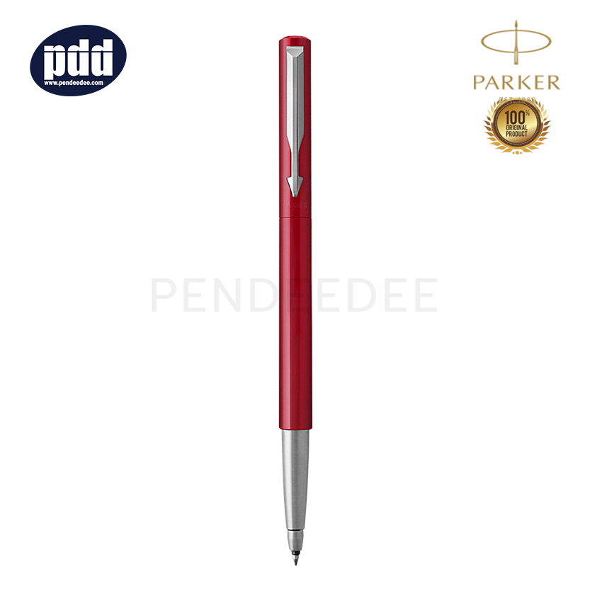 ปากกาสลักชื่อ PARKER ปากกาโรลเลอร์บอล ป๊าคเกอร์ เว็คเตอร์ แดง PARKER VECTOR ROLLERBALL PEN RED