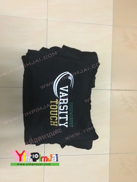 ตัวอย่างเสื้อฮู้ด vasity สกรีนเปลี่ยนชื่อ