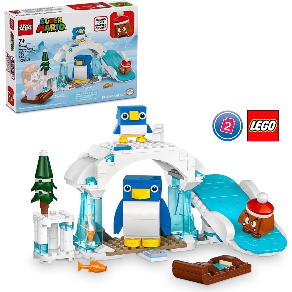 เลโก้ LEGO Super Mario 71430 Penguin Family Snow Adventure